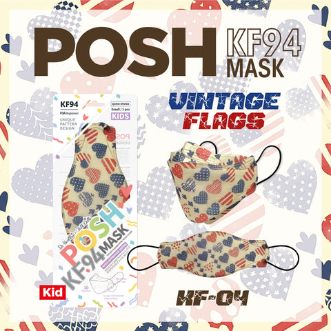 Posh KF94 US Flag Special - Kids (KF04) Posh KF94 US Flag Special - Kids (KF04)