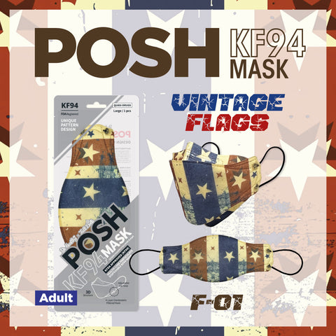 Posh KF94 US Flag Special - Adult (F01) Posh KF94 US Flag Special - Adult (F01)