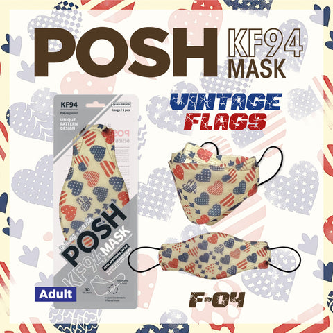 Posh KF94 US Flag Special - Adult (F04) Posh KF94 US Flag Special - Adult (F04)