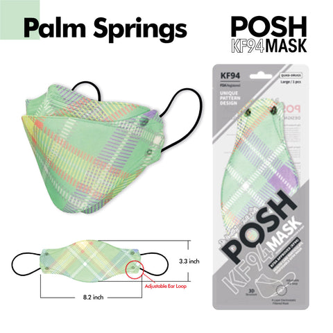 POSH KF94 Mask Palm Springs (A05) POSH KF94 Mask Palm Springs (A05)