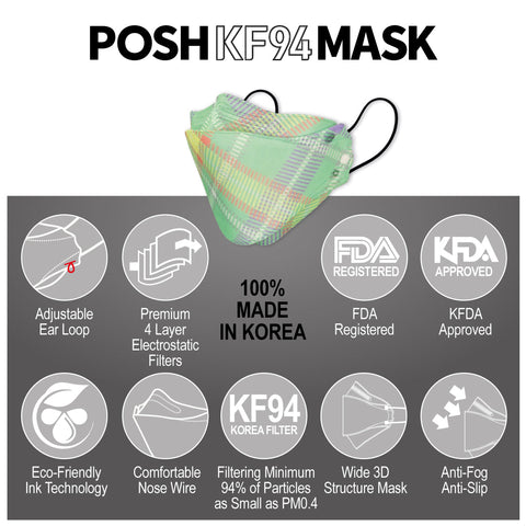 POSH KF94 Mask Palm Springs (A05) POSH KF94 Mask Palm Springs (A05)