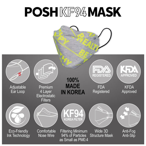 POSH KF94 Mask Palisades Park (B02) POSH KF94 Mask Palisades Park (B02)