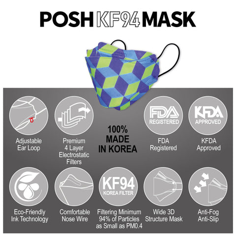 POSH KF94 Mask Chicago (B03) POSH KF94 Mask Chicago (B03)