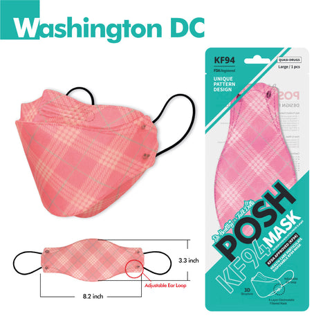 POSH KF94 Mask Washington DC (B04) POSH KF94 Mask Washington DC (B04)
