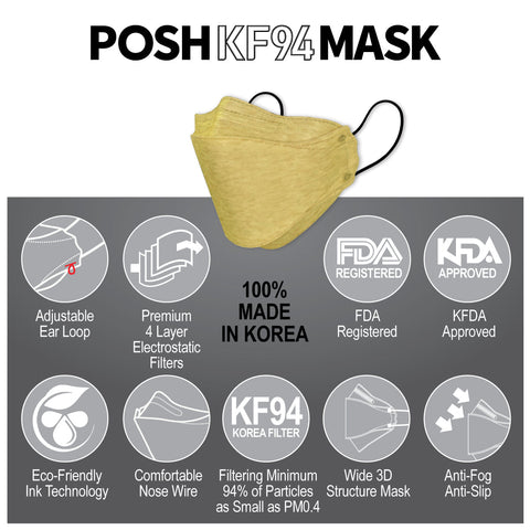 POSH KF94 Mask Melange Toffee (C02) POSH KF94 Mask Melange Toffee (C02)