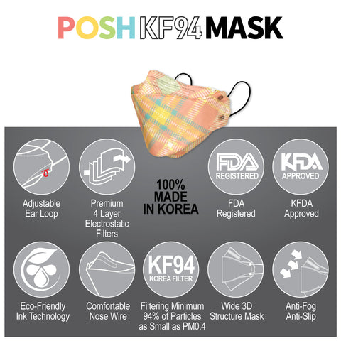 POSH KF94 Small Mask Lovely Kids (KA03) POSH KF94 Small Mask Lovely Kids (KA03)