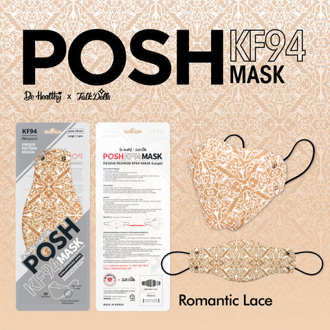 POSH KF94 Mask Romantic Lace (A06) POSH KF94 Mask Romantic Lace (A06)