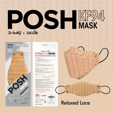 POSH KF94 Mask Relaxed Lace (A07) POSH KF94 Mask Relaxed Lace (A07)