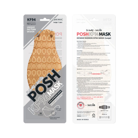 POSH KF94 Mask Relaxed Lace (A07) POSH KF94 Mask Relaxed Lace (A07)