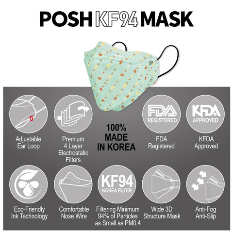POSH KF94 Mask Sweet Monday (B06) POSH KF94 Mask Sweet Monday (B06)