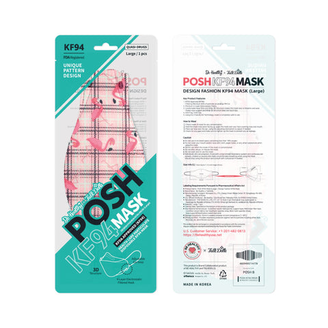POSH KF94 Mask Funky Tuesday (B07) POSH KF94 Mask Funky Tuesday (B07)