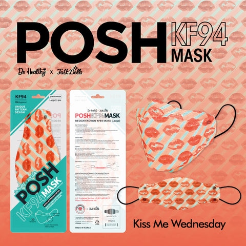 POSH KF94 Mask Kiss Me Wednesday (B08) POSH KF94 Mask Kiss Me Wednesday (B08)