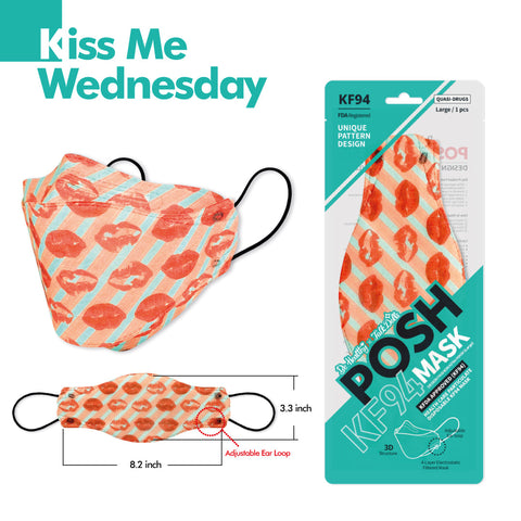 POSH KF94 Mask Kiss Me Wednesday (B08) POSH KF94 Mask Kiss Me Wednesday (B08)