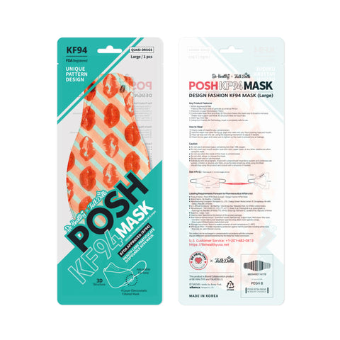 POSH KF94 Mask Kiss Me Wednesday (B08) POSH KF94 Mask Kiss Me Wednesday (B08)