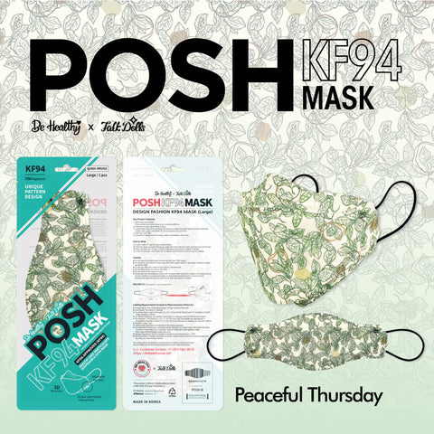 POSH KF94 Mask Peaceful Thursday (B09) POSH KF94 Mask Peaceful Thursday (B09)