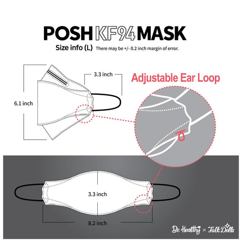 POSH KF94 Mask Washington DC (B04) POSH KF94 Mask Washington DC (B04)