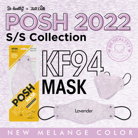 POSH KF94 Mask Melange Lavender (C09)